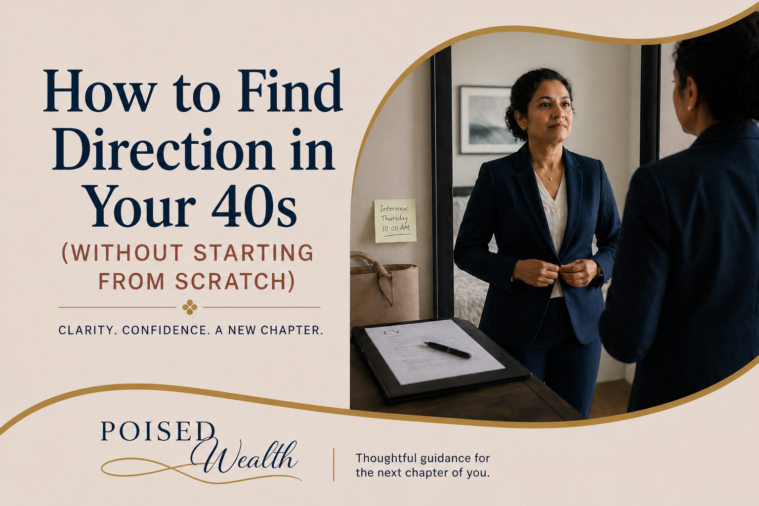 How to Find Direction in Your 40s (Without Starting From Scratch)