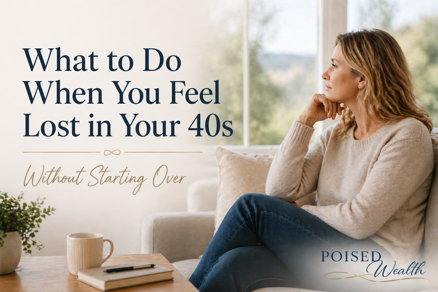 What to Do When You Feel Lost in Your 40s (Without Starting Over)