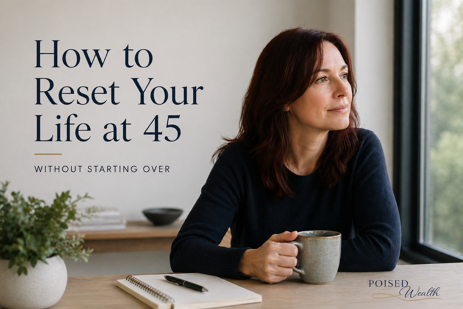 How to reset your life at 45 without starting over